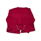 Cardigan Corto Tommy Hilfiger Grande L Color Rosa Oscuro