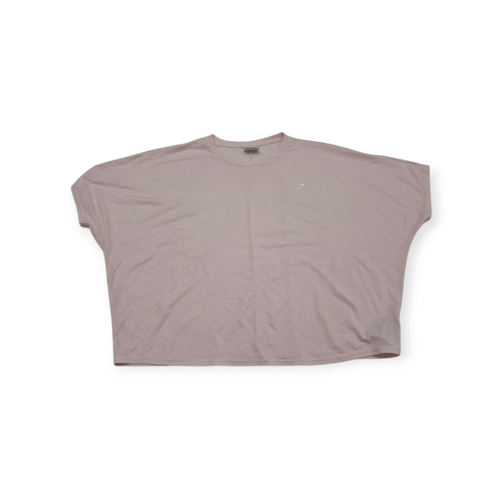 Playera Corta Gymshark Xgrande Xl Rosa Claro Sin Mangas