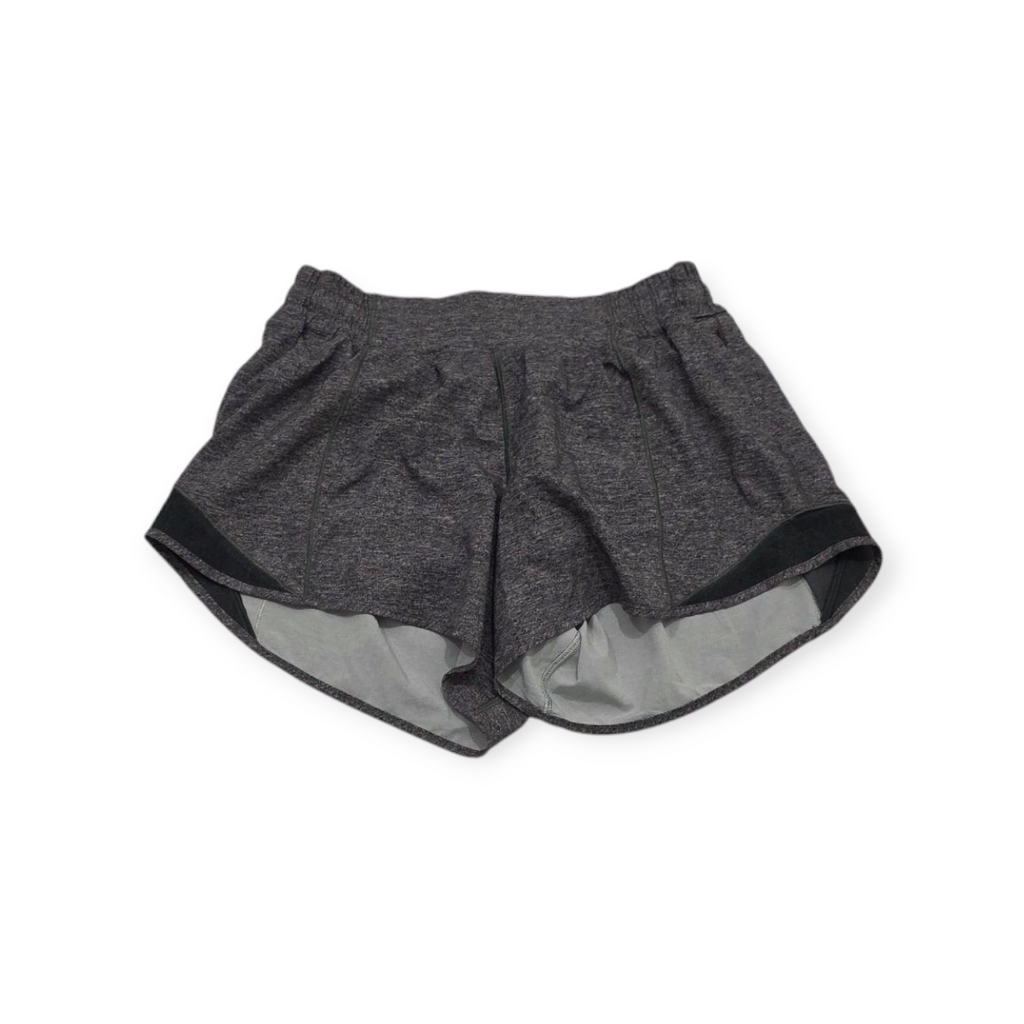 Short Lululemon Talla 8 Talla Color Gris Jaspeado