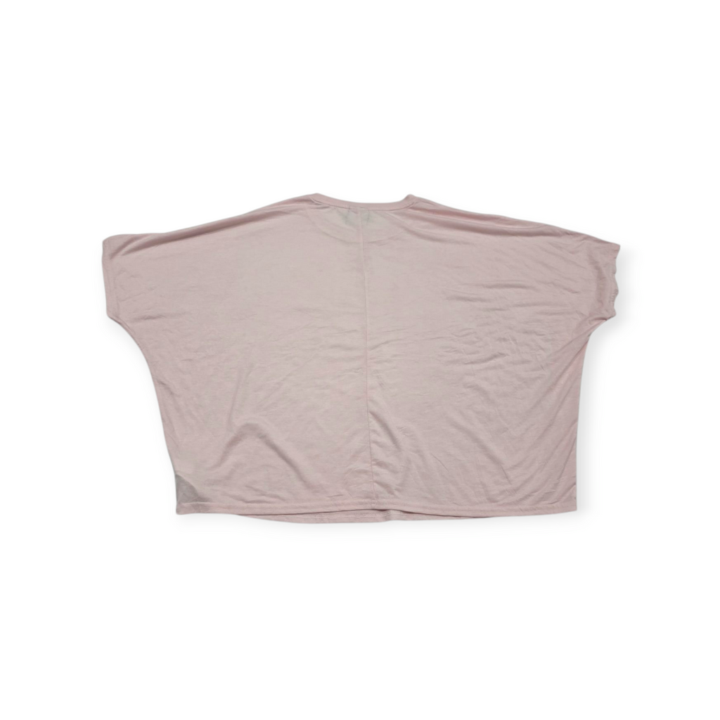 Playera Corta Gymshark Xgrande Xl Rosa Claro Sin Mangas