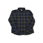 Camisa Columbia Sunprotection Mediana M Cuadros Azul C/verde