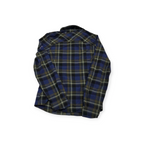 Camisa Columbia Sunprotection Mediana M Cuadros Azul C/verde