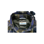 Camisa Columbia Sunprotection Mediana M Cuadros Azul C/verde