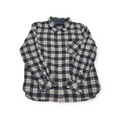 Camisa Tommy Hilfiger Xgrande Xl Cuadrada Gris Con Blanco
