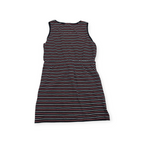Vestido Tommy Hilfiger Mediana M S/mangas Con Lineas Rosas