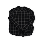 Camisa Tommy Hilfiger Grande L Negro Con Cuadros Blancos