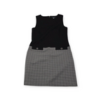 Vestido Tommy Hilfiger Talla 12 Negro Con Gris Sin Mangas