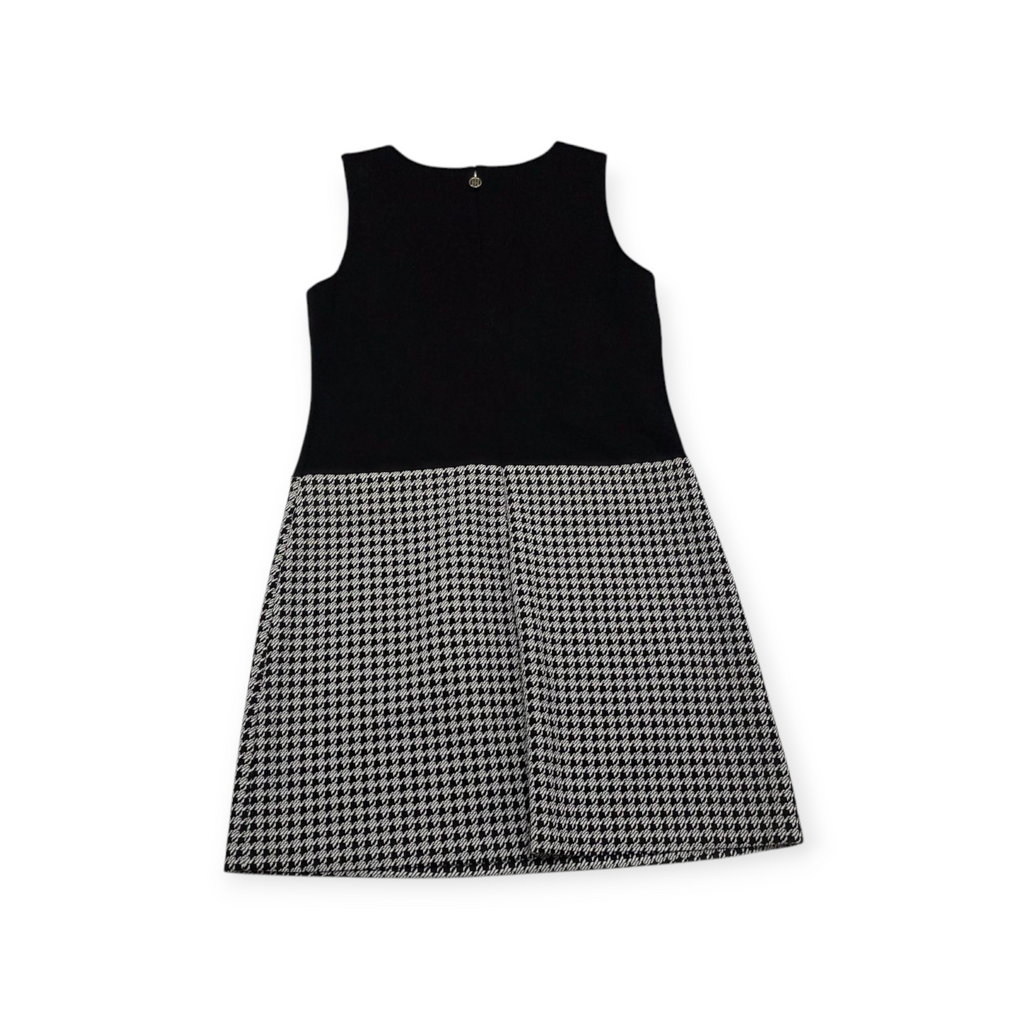 Vestido Tommy Hilfiger Talla 12 Negro Con Gris Sin Mangas