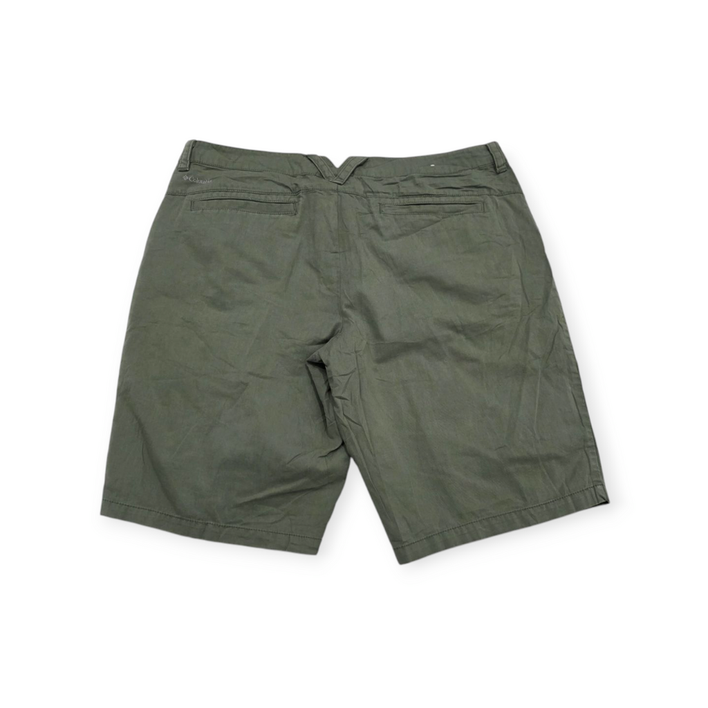 Bermuda Mujer Columbia Talla 10 Verde Grisaceo