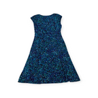 Vestido Ralph Lauren T- 8 S/mangas Azul De Diferentes Tonos