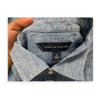 Camisa Tommy Hilfiger Mediana M Sin Mangas Azul Acero
