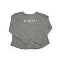 Playera Polo Ralph Lauren Xgrande Xl Gris Claro Manga Larga