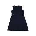 Vestido Michael Kors Grande L Azul Marino Con Dorado