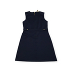 Vestido Michael Kors Grande L Azul Marino Con Dorado