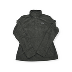 Chamarra The North Face Gris Cuello Alto Con Bolsa D Kanguro