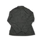 Chamarra The North Face Gris Cuello Alto Con Bolsa D Kanguro