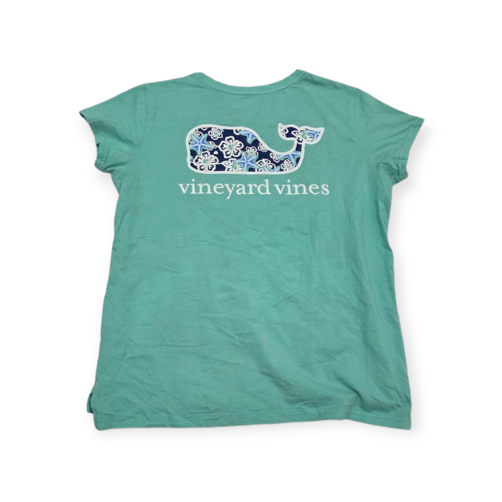 Playera Vineyard Vines Xchico Xs Color Menta Manga Corta