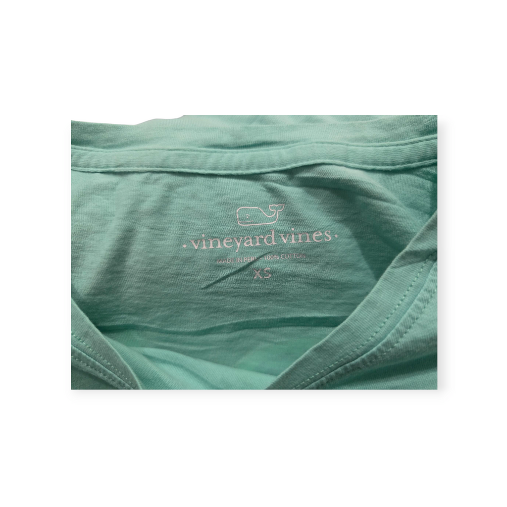 Playera Vineyard Vines Xchico Xs Color Menta Manga Corta