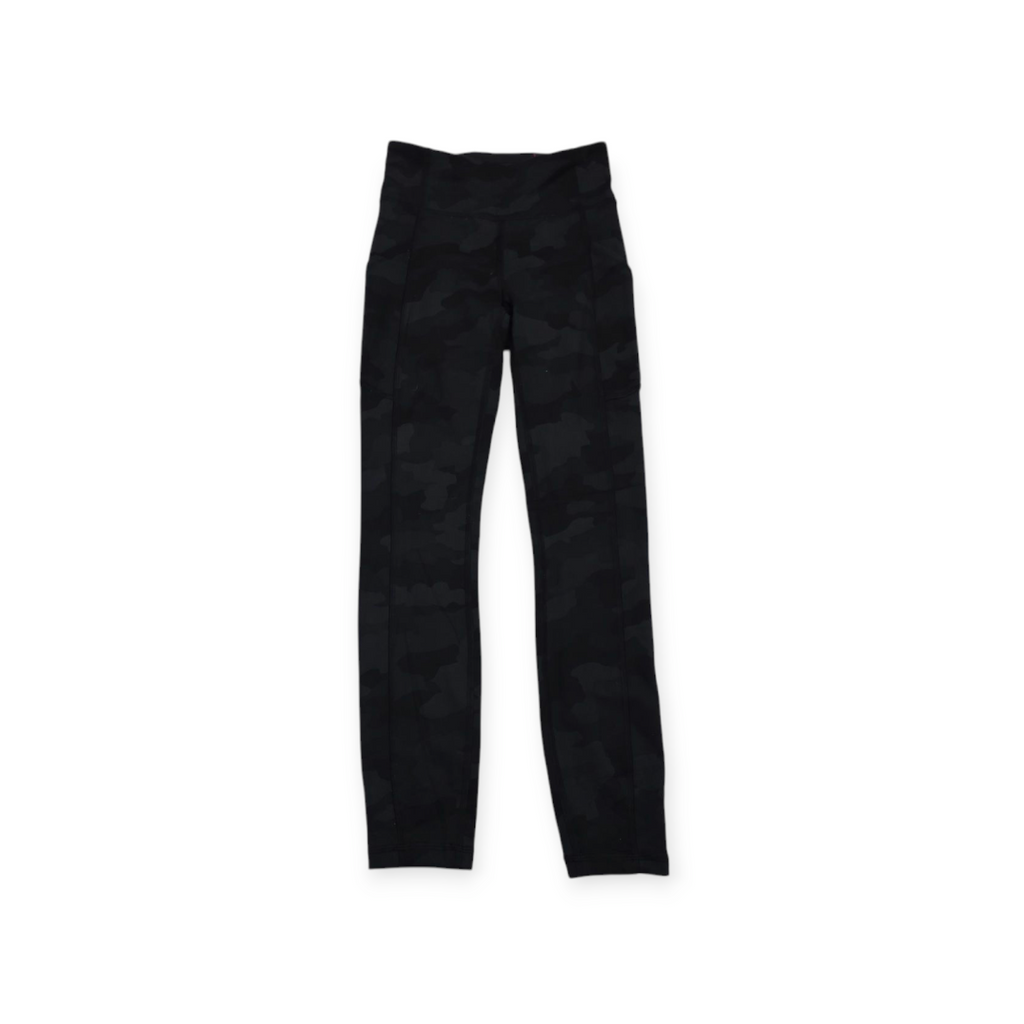 Legging Lululemon Talla 2 Print Militar Color Gris
