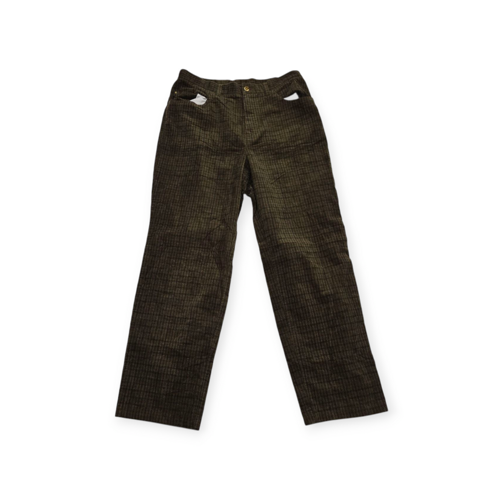 Pantalon Ralph Lauren Talla 10 Cafe/verde De Pana