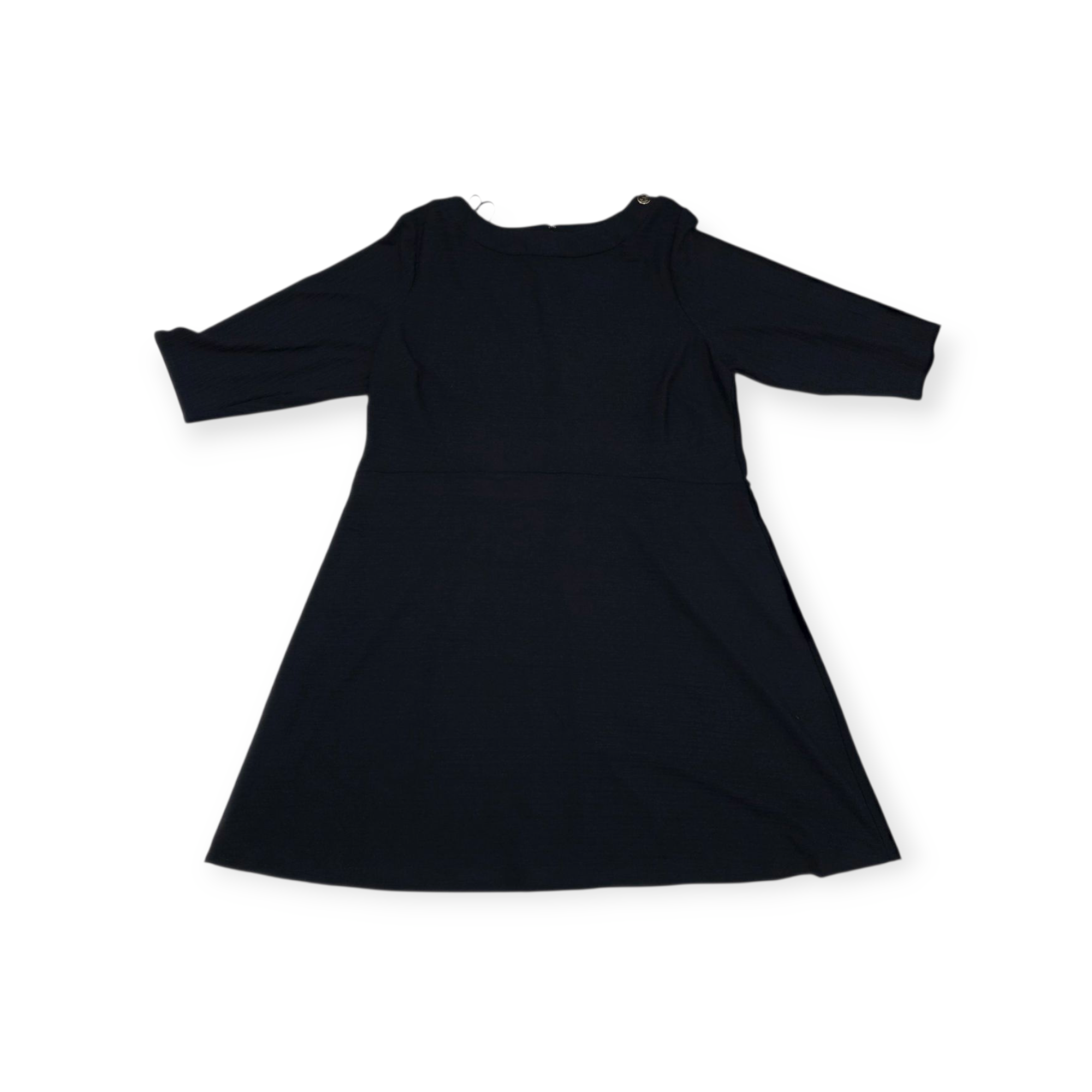 Vestido Tommy Hilfiger Talla 14 W Azul Oscuro Manga 3/4