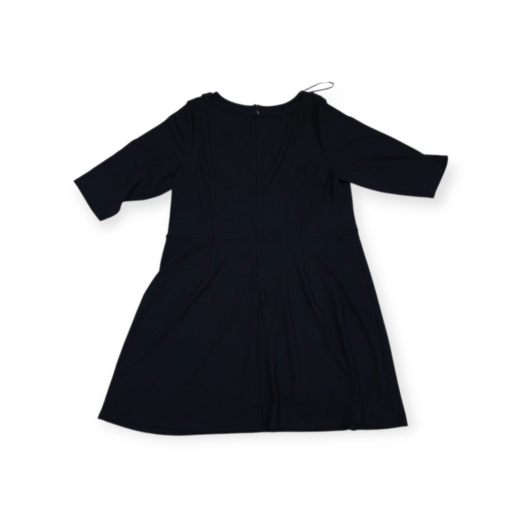 Vestido Tommy Hilfiger Talla 14 W Azul Oscuro Manga 3/4