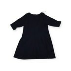 Vestido Tommy Hilfiger Talla 14 W Azul Oscuro Manga 3/4