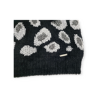 Sueter Michael Kors Grande L Animal Print Negro Con Gris