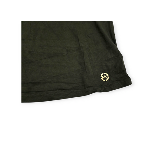 Blusa Michael Kors Grande L Verde Oscuro Manga Corta Amplia
