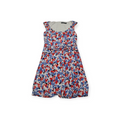 Vestido Ralph Lauren Mediana M Rojo Con Azul Sin Mangas