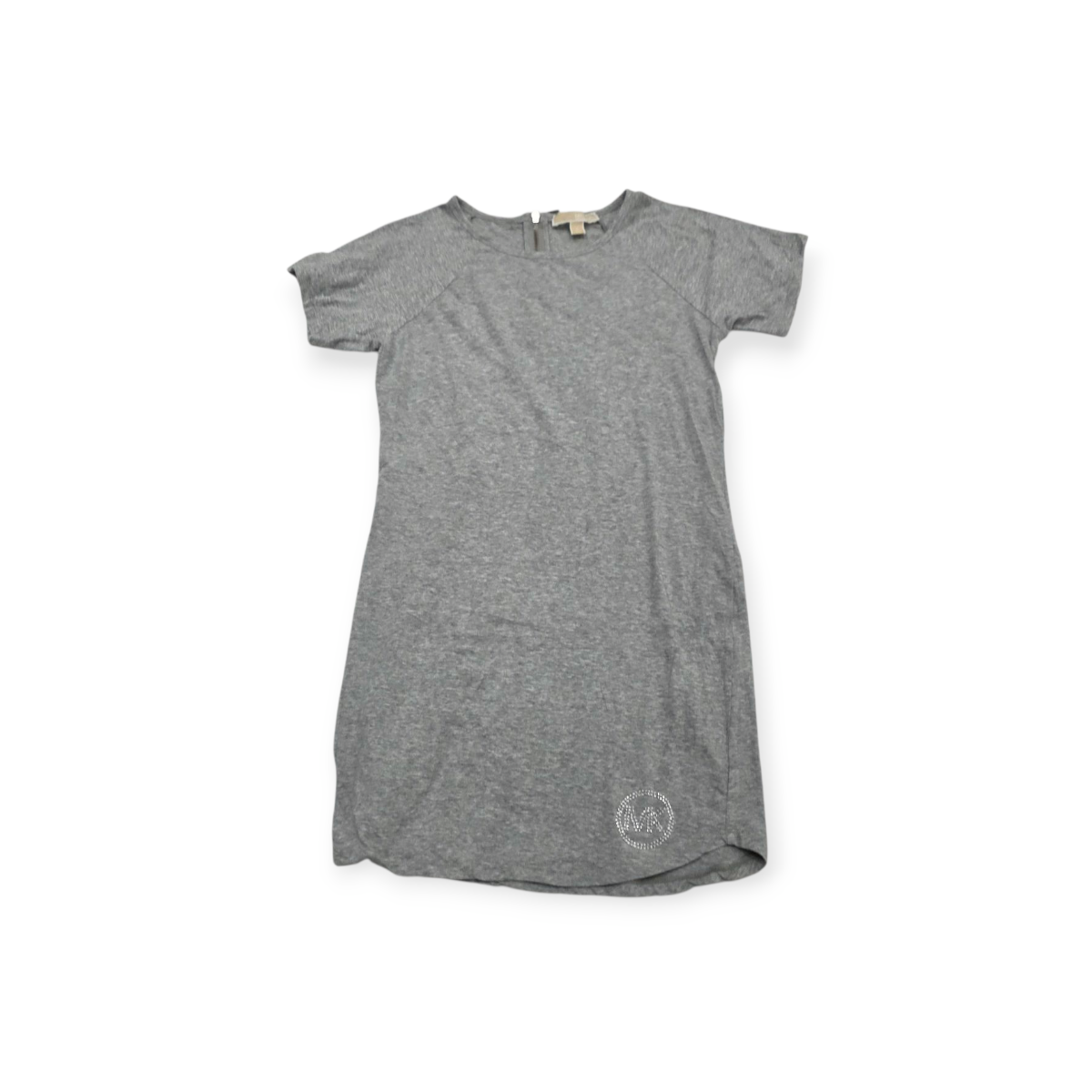 Vestido Michael Kors Chico S Color Gris Manga Corta