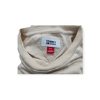 Playera Corta Tommy Hilfiger Chico S Color Crema Manga Larga