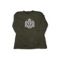 Playera Ralph Lauren Xchico Xs Verde Oscuro Manga Larga
