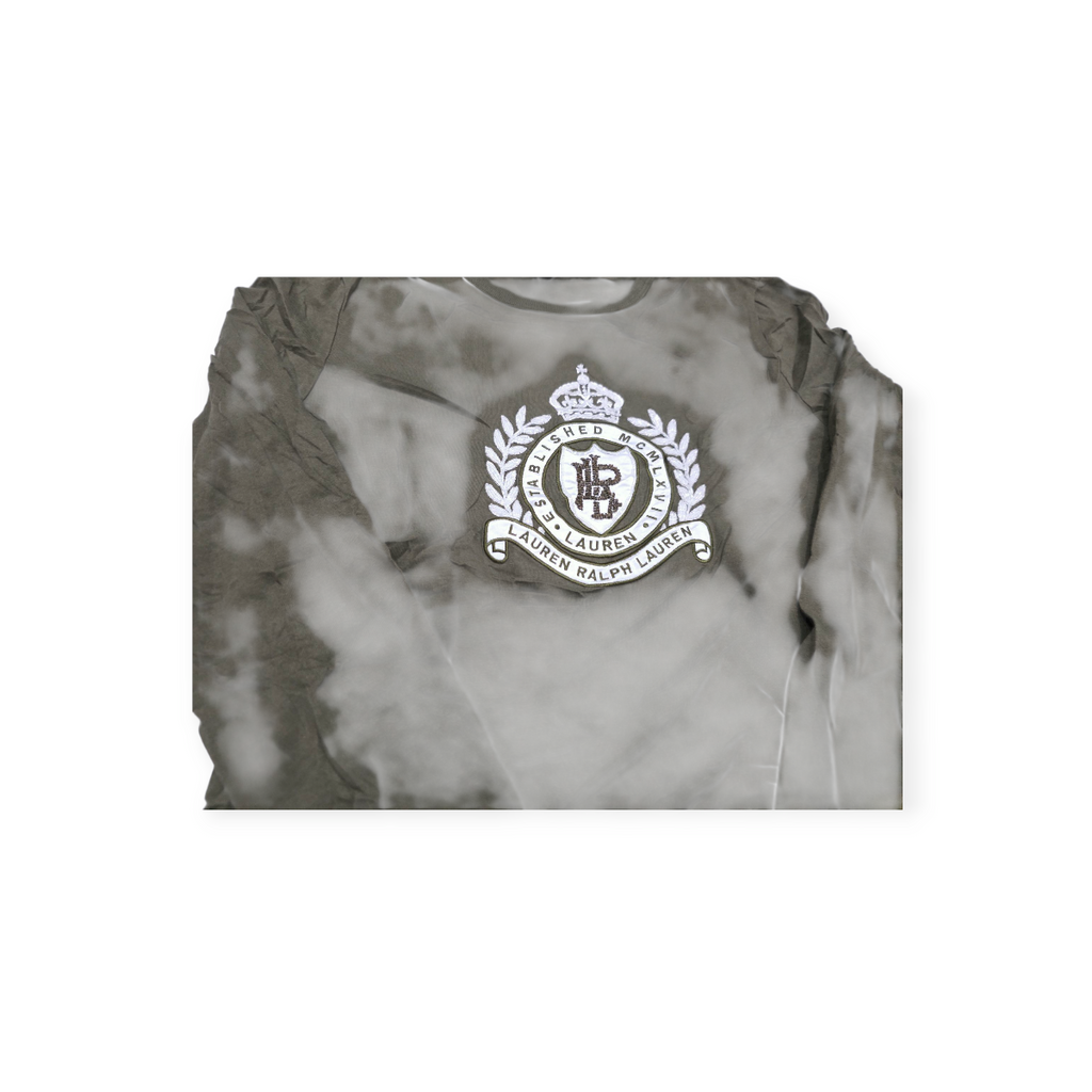 Playera Ralph Lauren Xchico Xs Verde Oscuro Manga Larga