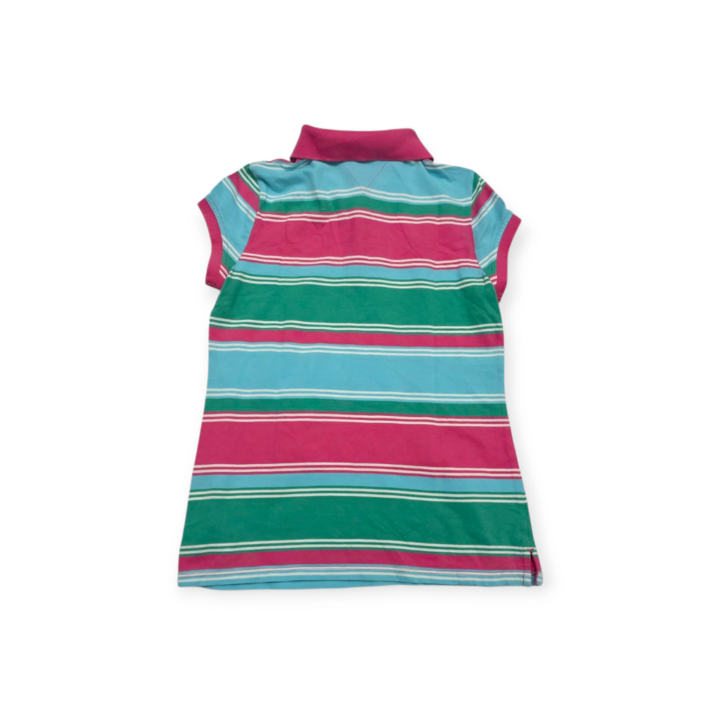 Playera Tommy Hilfiger Xgrande Xl Adolescent Rosa Con Azul