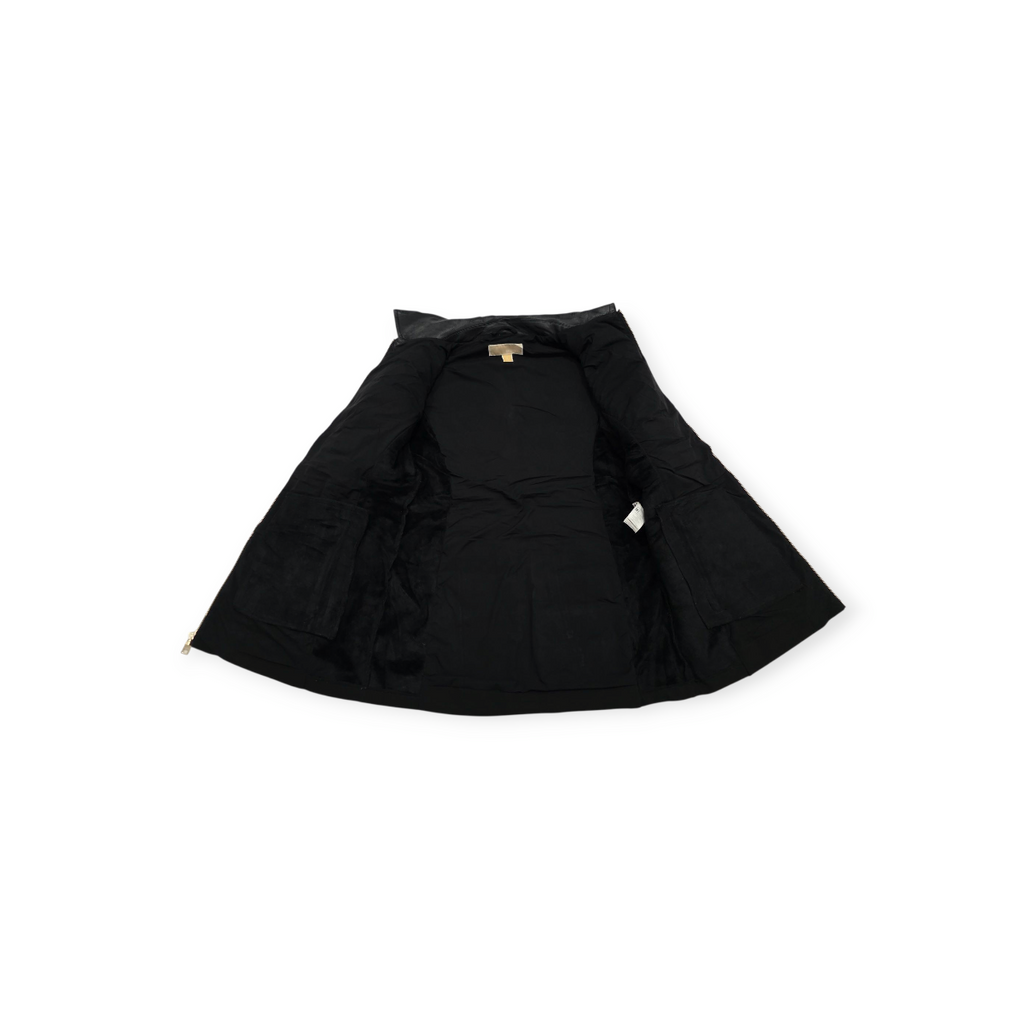 Chamarra Michael Kors De Mujer S Con Vinipiel Color Negro