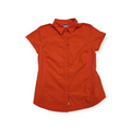 Camisa Columbia Omnishade Sun Protection Naranja Manga Corta