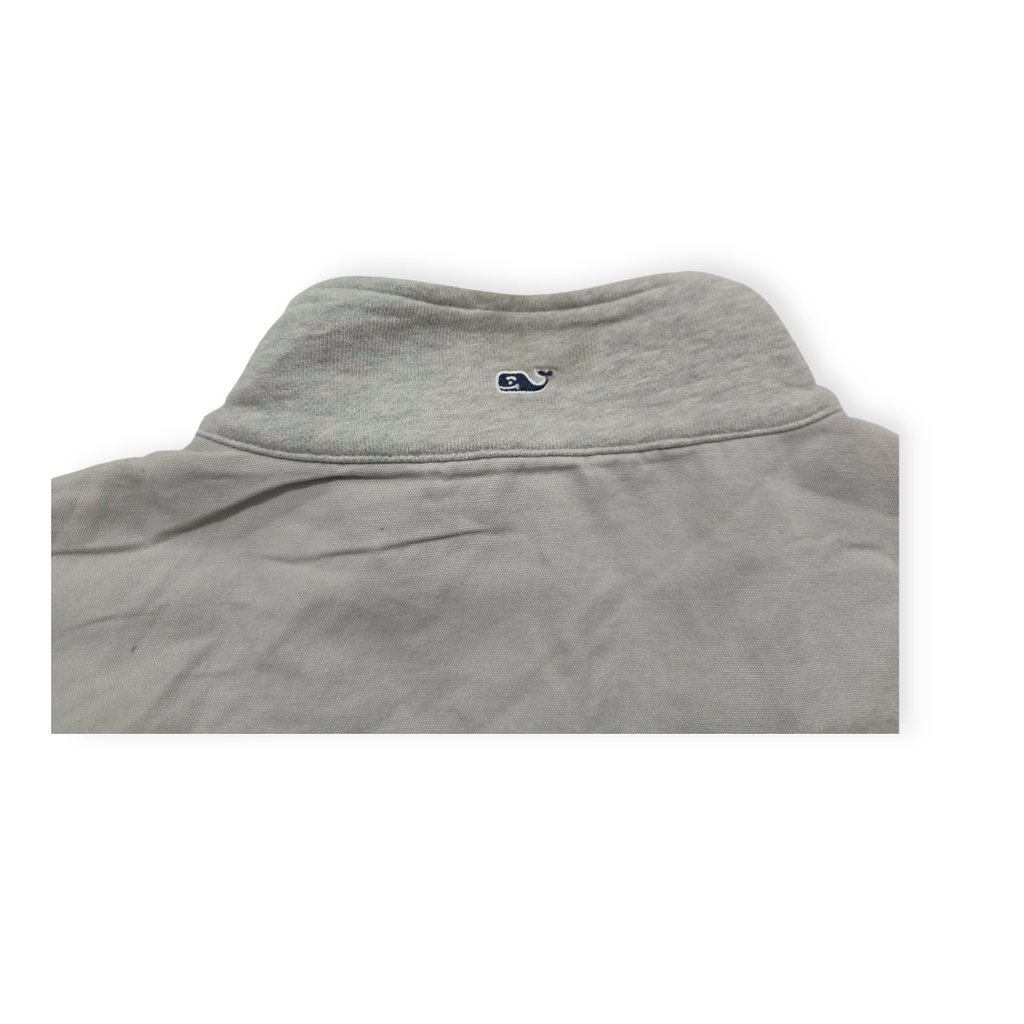 Sudadera Vineyard Vines Mediana M Patriotas Color Gris