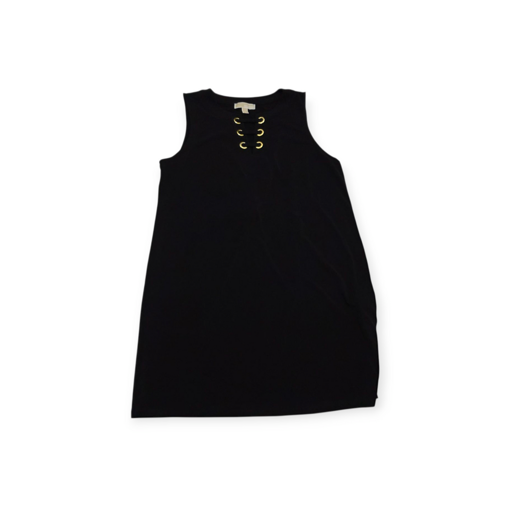 Vestido Michael Kors Xgrande Xl Negro Con Dorado
