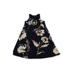 Vestido Ralph Lauren Talla 2 Azul Marino Con Flores