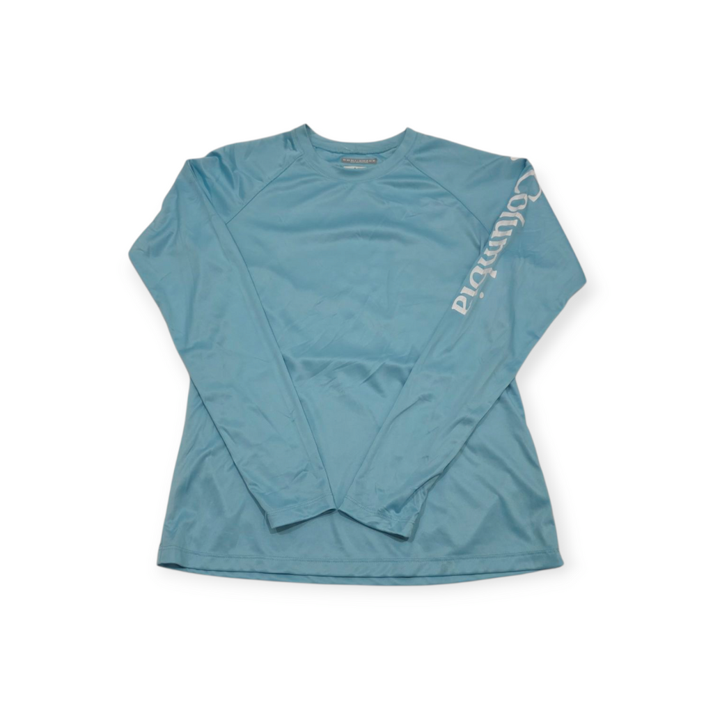 Playera Columbia Chico S Azul Claro