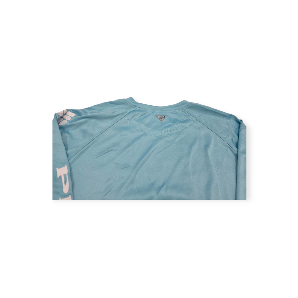 Playera Columbia Chico S Azul Claro