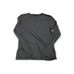 Playera Michael Kors Mediana M Gris Rayada Con Cierre