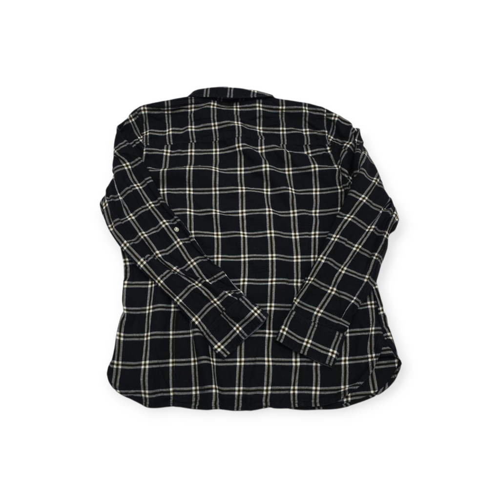 Camisa Tommy Hilfiger Grande L Negra Con Amarillo