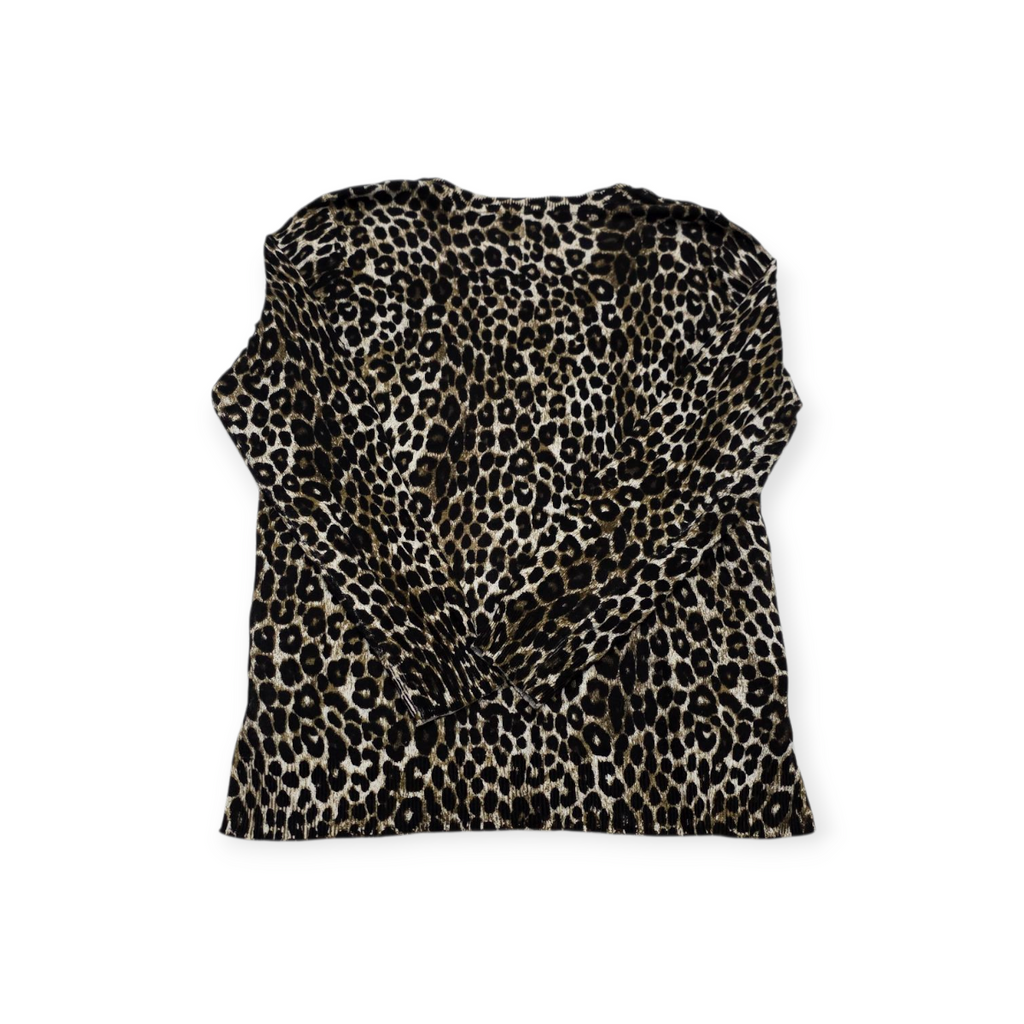 Sueter Michael Kors Grande L Animal Print Cafe