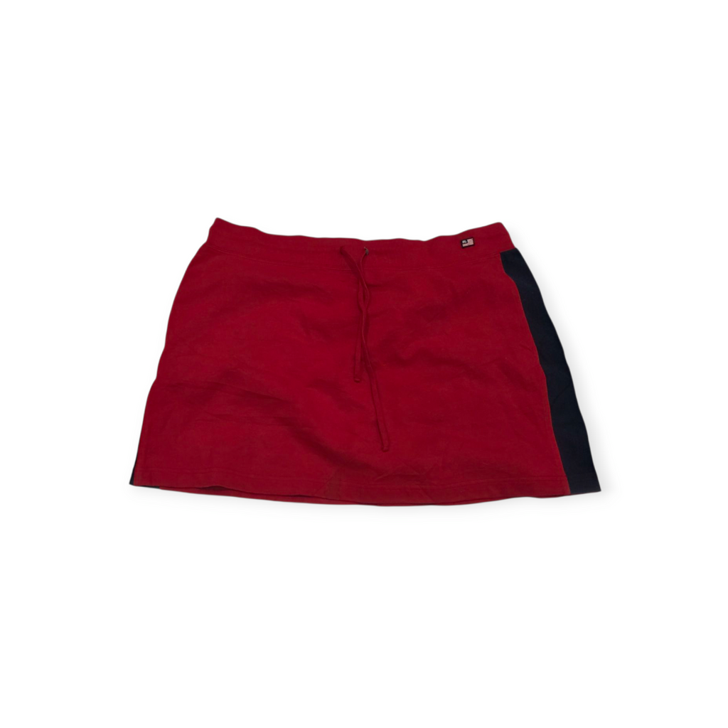 Falda Polo Jeans Ralph Lauren Grande L Color Rojo Con Negro