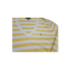 Sueter Tommy Hilfiger Amarillo Rayado Talla Xxl
