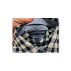 Blusa Tommy Hilfiger Chico S Azul Acero Cuadros