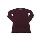 Playera Manga Larga Columbia Chico S Olniheat Color Vino