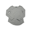 Playera Ralph Lauren Chico S Gris Rayada Manga Larga